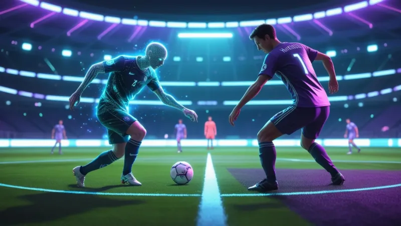 Imagen-conceptual-de-¿puede-la-ia-vencer-a-los-mejores-jugadores-de-futbol-virtual_-estilo-futurista-IA-y-tecnologia