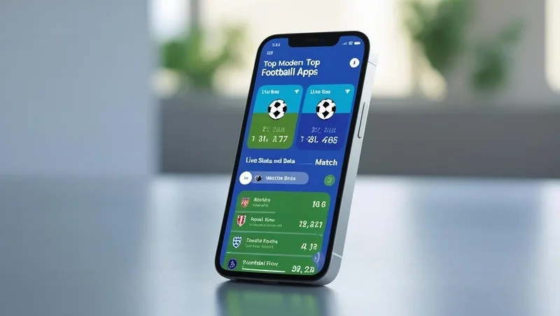 Un Smartphone mostrando un App de Futbol