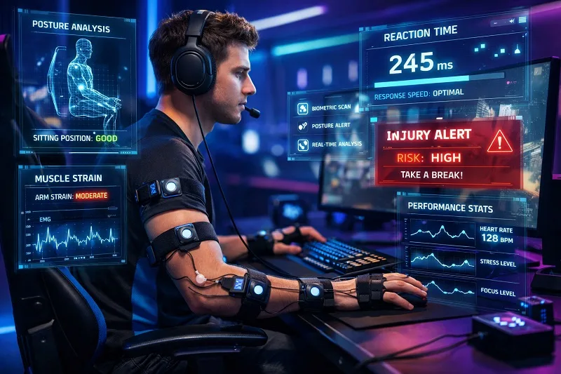 prevención lesiones IA gamer